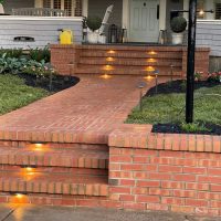 Outdoor lighting and sod install, Landmark Advanced Outdoor Solutions, Charlotte NC